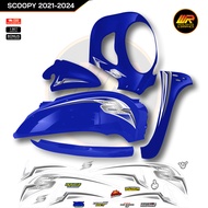 Striping Scoopy Simple Garis Motif Bahan Bening Transparan Garis Simple Sticker Scoopy Transparan