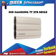 ssd samsung eksternal t7 shield portable 2tb external - blue