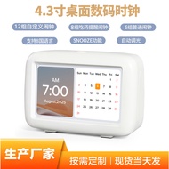 67447 cm Desktop Digital Clock Voice Broadcasting Elderly Clock Dementia Disease Medicine Reminder A
