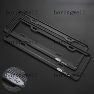 （borongwell）for 1pcs/set Ford territory Car license plate cover for Ford territory fiesta everest ranger Mustang Explorer Sharp Maverick