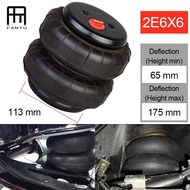 FANTUDZ 2E6X6 Air suspension Double convolute rubber airspring/airbag shock absorber FD70-13