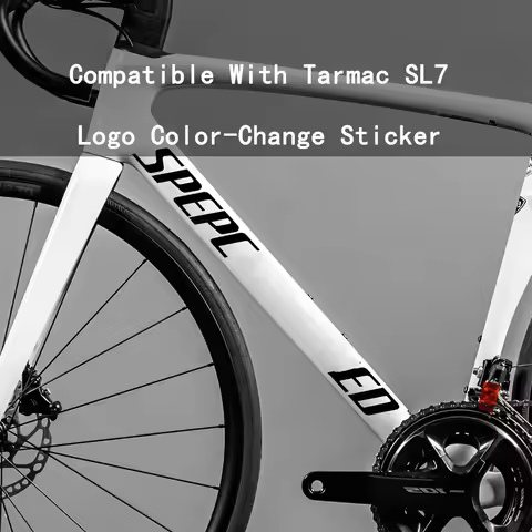 For Specialized Tarmac SL7 Road Bike Frame, Waterproof Color Change Logo Stickers Decals Wrap, Compa