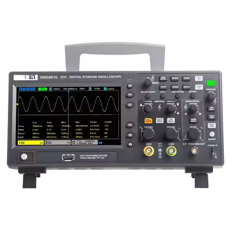 DSO2C10/2C15/2D10/2D15 – 100MHz/150MHz Digital Storage Oscilloscope & Signal Generator