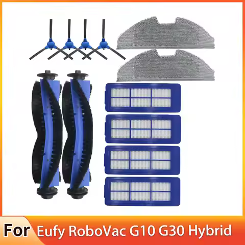 Filter Mop Cloth Side Brush For Eufy RoboVac G10 G30 Hybrid Sweeping Robot Parts For Eufy RoboVac G1