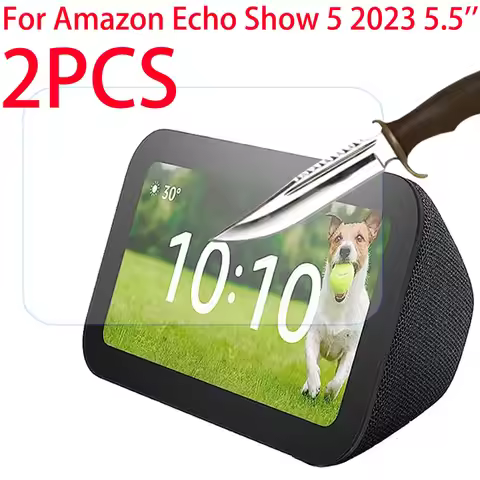 2PCS For Amazon Echo Show 5 2023 5.5 inch Tempered Glass Screen Protector For Echo Show 5 3rd 5.5'' 