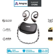 【NEW YEAR SALE】Amgras LuxeBuds Bag Bluetooth Earphone Open Wireless  Earbuds  Low Latency Bluetooth 