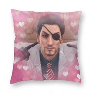 「FAZOZO Home Textile Store」 MajiLove Goro Majima Yakuza ปลอกหมอนโพลีเอสเตอร์ผ้าลินินกำมะหยี่ปลอกหมอน