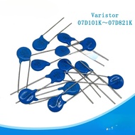 100PCS Piezoresistor  Varistor Series 7D 10D 14D 7D151K 7D271K 10D270K 10D101K 14D471K 14D521K 7D431