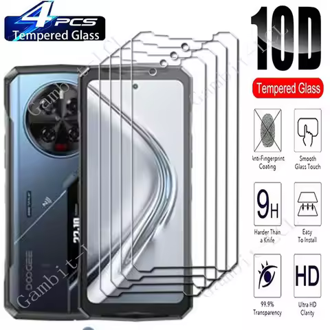 4PCS For Doogee V40 Pro Screen Protective Tempered Glass ON DoogeeV40Pro DoogeeV40 V40Pro DK10 6.78"