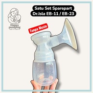 A set of replacement for Dr.Isla breast pump spare parts, EB11 & EB23 funnel type Dr. Isla eb11 spar
