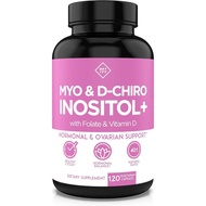 Optify Myo-Inositol & D-Chiro Inositol Supplement for Women – 40:1 Ratio Plus Folate and Vitamin D –