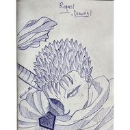anime poster A5 / berserk poster A5 / anime drawing A5