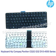 KEYBOARD hp COMPAQ PRESARIO CQ32 G32 DV3-4000 DV3-4100 DV3-4200 TOUCHSMART TM2 TM2-1100 TM2-2000