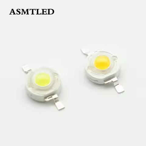 10Pcs/Lot Real Full Watt 1W 3W High Power LED Lamp Bulb Diode SMD 100-220LM LED Light Chip For Lawn 