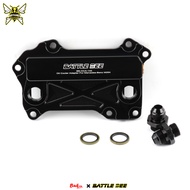 Modification kit for Mercedes-Benz M264 oil-cooled engine oil radiator.