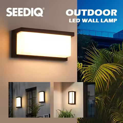 24W IP65 Waterproof LED Wall Lights AC85-265V Modern Outdoor Wall Sconces Commercial Wall Street Gar