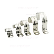 Set of 05 304 Stainless Steel Pipe Hanging Belts, Pipe Hugging Shackles, Omega M5059 Shackles