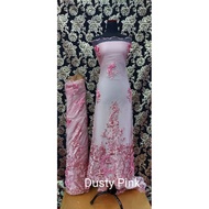 Tulle 3D Applique with pearl and chiffone applique * Price per meter
