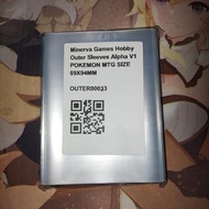 Novice Minerva ECO TCG Outer Sleeve Double 69x94mm Pokemon, MTG ~ Clear