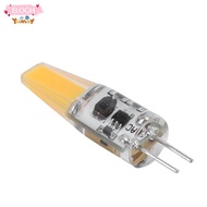 ELO11 2PCS G4 LED Bulb, 6W AC/DC12V Mini Silicone Lamp Bulb, Easy Warm White 3000K COB Chip Bulb Hom