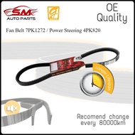 Gaido Fan Belt - Nissan Navara D40 Auto ( Fan Belt 7PK1272 / Power Steering 4PK820 ) Tali Kipas Kere