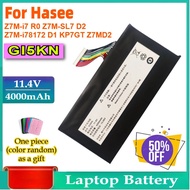 GI5KN Laptop Battery GI5KN-11-16-3S1P-0 GI5CN-00-133S1P-0 for Hasee Z7M-i7 R0 Z7M-SL7 D2 Z7M-i78172 