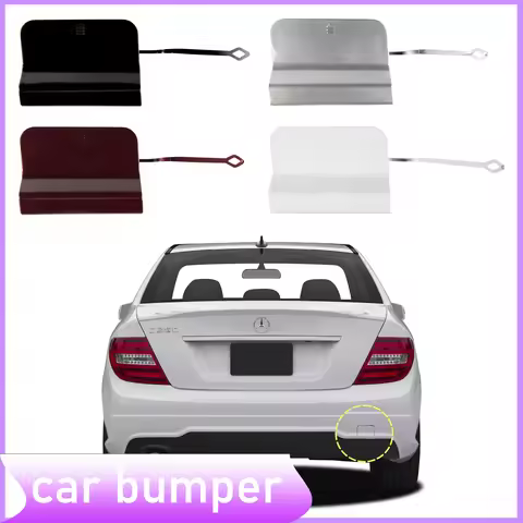 Rear Bumper Tow Hook Cap Towing Eye Cover For Mercedes Benz C Class W204 FL AMG Line Sedan 2011-2014