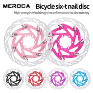 MEROCA XR 6 Bolt Floating Brake Rotor 160MM Heat Dissipation For Road Mountain Hydraulic Bike