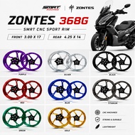 ORIGINAL SMRT RIM ZONTES 368G ZT368G SMRT RACING CNC SPORT RIM PNP FRONT 3.0'17 / REAR 4.25 '14 ]
