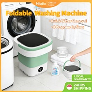 [SG] Foldable Portable Washing Machine 12L Capacity Small Device Baby Underwear 3 Program Options Wa