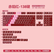 P PBT+PC Keycap Magnetic Axis Mechanical Keyboard Original Factory Height Keyboard Cap Suitable for 