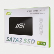 AGI 256GB/512GB High Performance SATA 3 SSD 2.5inch Up to (READ:556MB/s WRITE:519MB/s) Solid State D