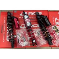 VARIO 160 RCB ABSORBER MB-2➕PLUG SERIES MONOSHOCK 340MM- RED /TITANIUM /GOLD-BLACK OFFER
