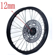 [NOFFOM] 1.60x 17 inch Front Rims Aluminum Alloy Plate Wheel Rims with Disc Brake 1.60 x 17"inch for