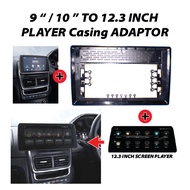 [ CAR ANDROID PLAYER CASING ] 9 inch/10  inch CONVERT TO 12.3 INCH  CASING ADAPTOR