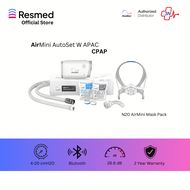 AirMini Autoset W APAC ครบชุด พร้อมกระเป๋า และ หน้ากาก