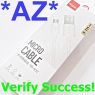 (QC 3.0) ORIGINAL YOOBAO YB-402 Micro USB Cable Vivo S1 V9 V7 V5 Xplay 3S Xshot X3S Y11 Y12 Y15 Y19 