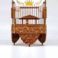 Mata Puteh Bird Cage - Dragon and Phoenix Design