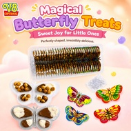 【V8】30pcs Butterfly chocolate cup/Chocolate Biscuit / Dip /Star Cup Chocolate Biscuit