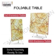 JFH Foldable Formica Table 2'X3' &amp; 3'x3'/ Meja Lipat / Makmak Table/Meja Makan