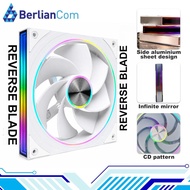 JUNGLE LEOPARD TRANSWARP 14 ARGB WHITE REVERSE Infinite LEDRing 140mm PWM Fan MirrorINFINITY ARGB Fa