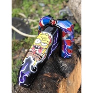 Mudguard Airbrush SpongeBob Zombie ex5