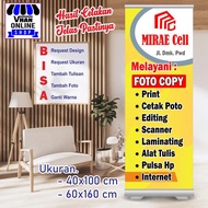 Custom Banner Spanduk MMT Toko Fotocopy Bagus Murah