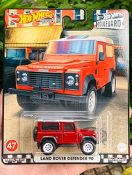 Hobby Store xe mô hình Hot Wheels Premium Boulevard LandRover Defender 90
