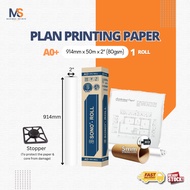 A0+ 914mm X 50M X 2" / SONO-ROLL Plan Printing Paper (1 Roll/ Box)