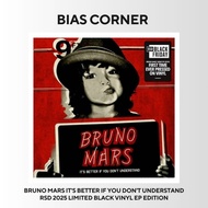 (READY STOCK) Bruno mars It's Better If You Don't Understand RSD 2025 LIMITED BLACK VINYL EP EDITION