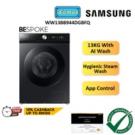 Samsung Bespoke 13KG Inverter Smart Front Load Washing Machine Steam Wash App Control Mesin Basuh 洗衣机 WW13BB944DGBFQ