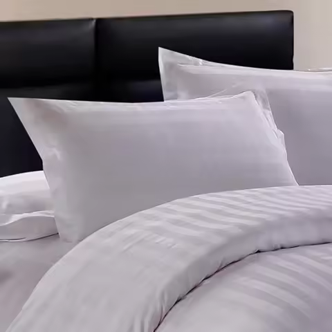 1pc 50*80/58*88cm Hotel Supplies Home Bedding Cotton Pure White Engyption Pillowcase Sateen Pillow C
