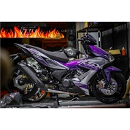 Winner X gray purple stamp, latest RSX 150 model 2025, super hot - 3-layer PVC stamp that does not f