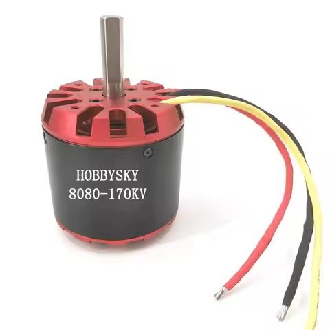 Vrushless DC Motor 8080/80100 170KV 200KV 270KV Industrial Class Sensorless Sensored For RC Hobby El